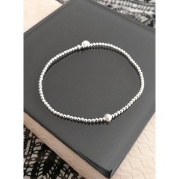 Bracelet perles en argent Perle d'eau douce