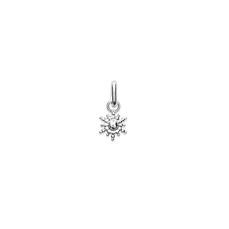 Pendentif argent petit soleil