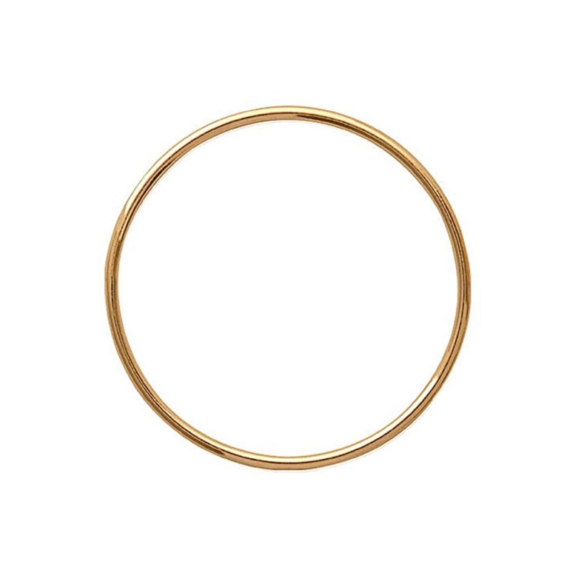 Pendentif anneau plaqué or