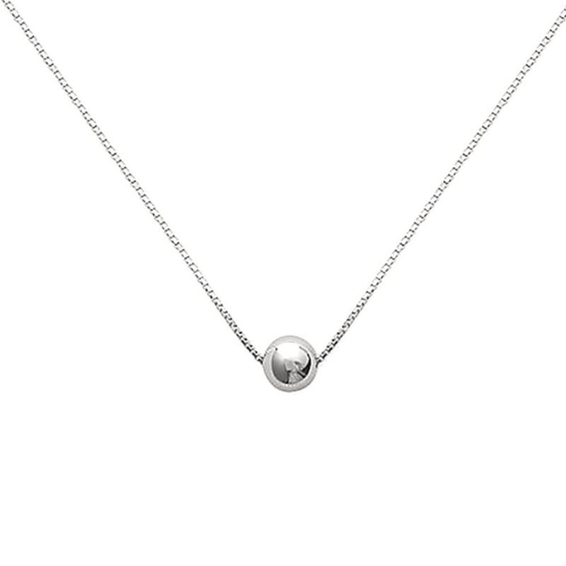 Collier argent pendentif boule