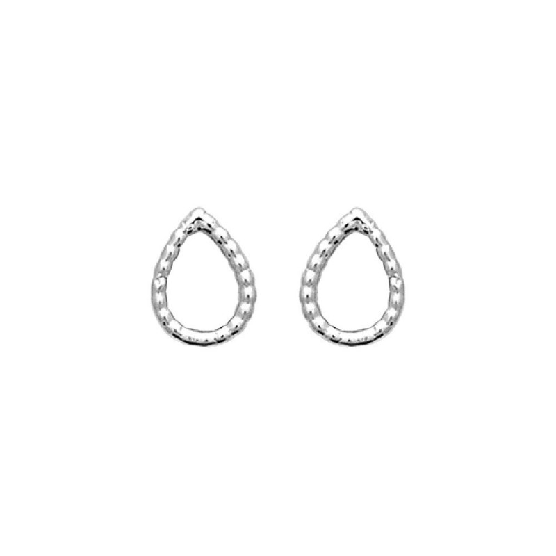 Boucles d'oreilles argent puces mini gouttes