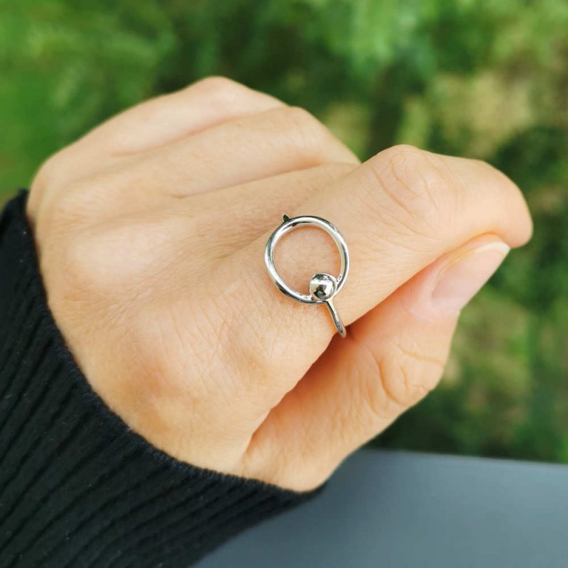 Bague argent massif 925 anneau